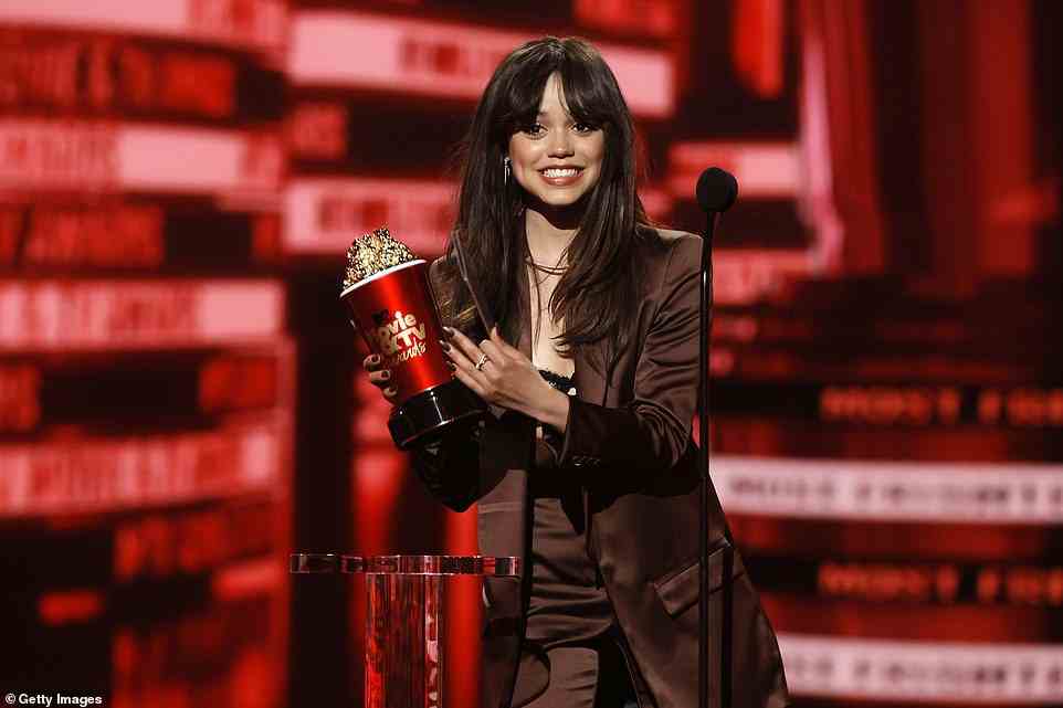 Speech: 'Thank you. This is actually very, very sweet. Thank you to MTV, of course, and anybody who voted,' she began