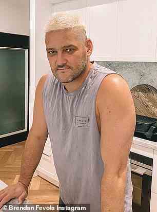 In Form bringen: Brendan Fevola, 41, gab diese Woche in seiner Radiosendung bekannt, dass er vor seinem Boxdebüt in drei Wochen beeindruckende 10 kg abgenommen hat.  Auf älteren Fotos abgebildet