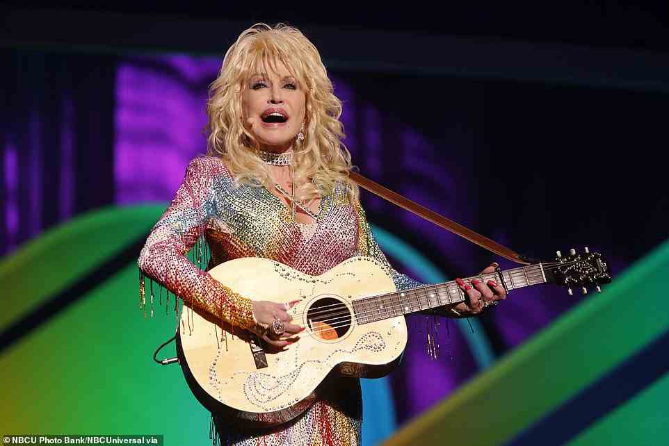 Now aged 76, Dolly (pictured) shows absolutely no signs of slowing down - she¿s just released a debut novel alongside her 48th solo album