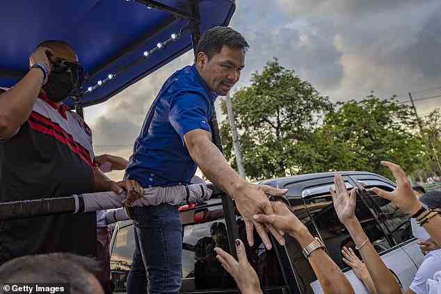 Pacquiao war kürzlich mit seiner Bewerbung um das Amt des neuen Präsidenten der Philippinen erfolglos