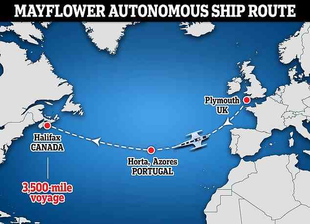 The ship left Plymouth and April and was intended to reach Virginia in around three weeks. Instead it travelled to Halifax via Portugal’s Azores islands