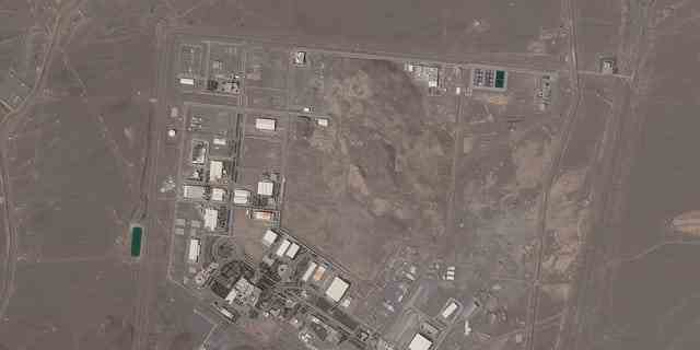 Dieses von Planet Labs Inc. bereitgestellte Satellitenfoto zeigt die iranische Nuklearanlage Natanz am 14. April 2021.