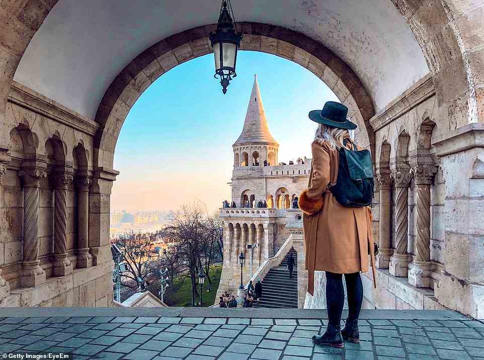 Grand spectacle: Above is the city's Fisherman's Bastion monument, one of many magnificent cityscapes