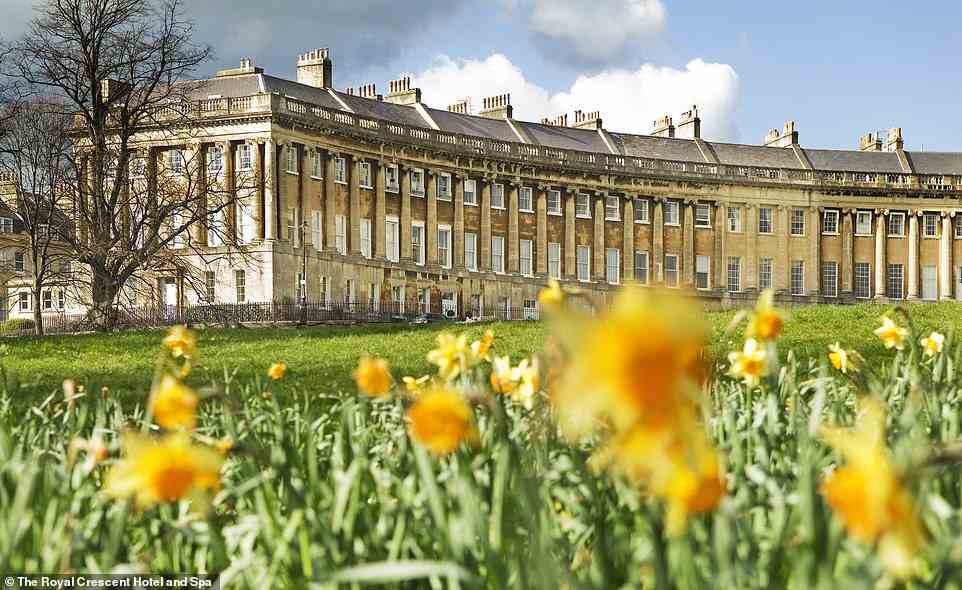 The top prize in the Large Hotel of the Year category was awarded to The Royal Crescent Hotel & Spa in Bath, pictured
