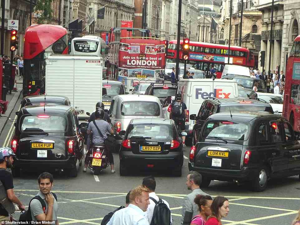 London is one of the busiest modern cities in the world, and was named the seventh worst city for traffic jam in an analysis in 2017