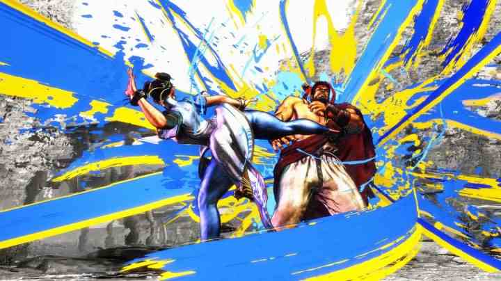 Chun-Li tritt Ryu in Street Fighter 6.