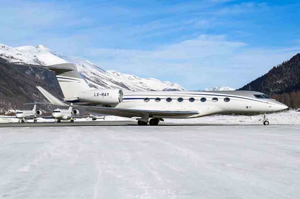 Das Gulfstream-Flugzeug von Roman Abramovich war ungefähr 60 Millionen Dollar wert.