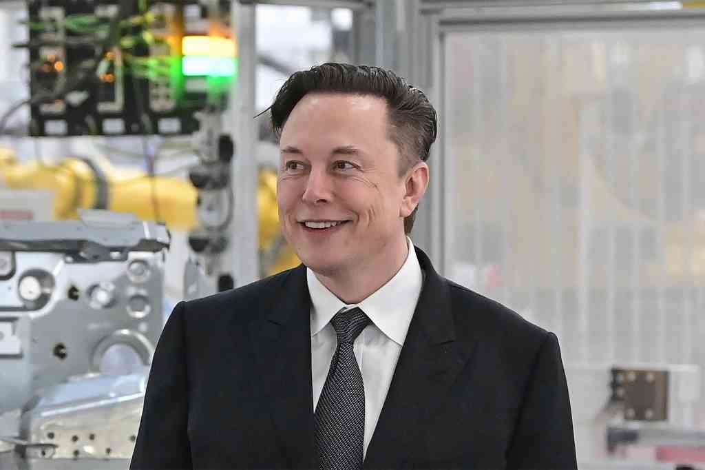 Tesla-CEO Elon Musk nimmt am 22.03.2022 an der Eröffnung der Tesla-Fabrik Berlin Brandenburg in Grünheide teil. 
