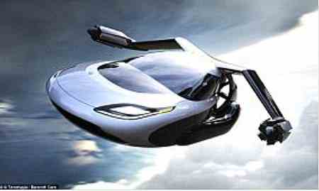 Terrafugia mit Sitz in Woburn, Massachusetts, arbeitet an einem „fliegenden Auto“ namens TF-X – einem Auto mit Klapparmen und Rotoren für senkrechten Start und Landung
