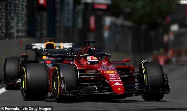 Leclerc wurde in den Ruhestand gezwungen, als Rauchschwaden aus seinem Ferrari aufstiegen