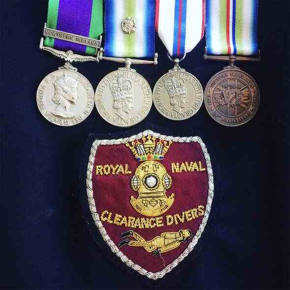 Das Team war Teil der Royal Navy Clearance Divers