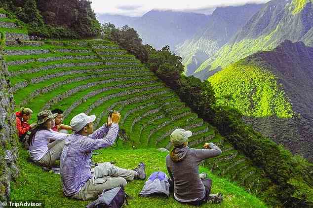 Sixth place in the global ranking goes to 'Classic Inca Trail to Machu Picchu', a £563, four-day guided hiking trip that sets off from Cusco, Peru