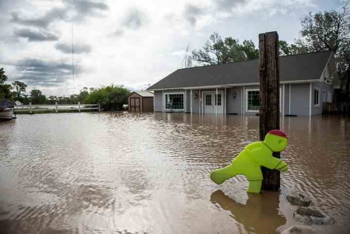 Überschwemmungen am Dienstag in Livingston, Montana.
