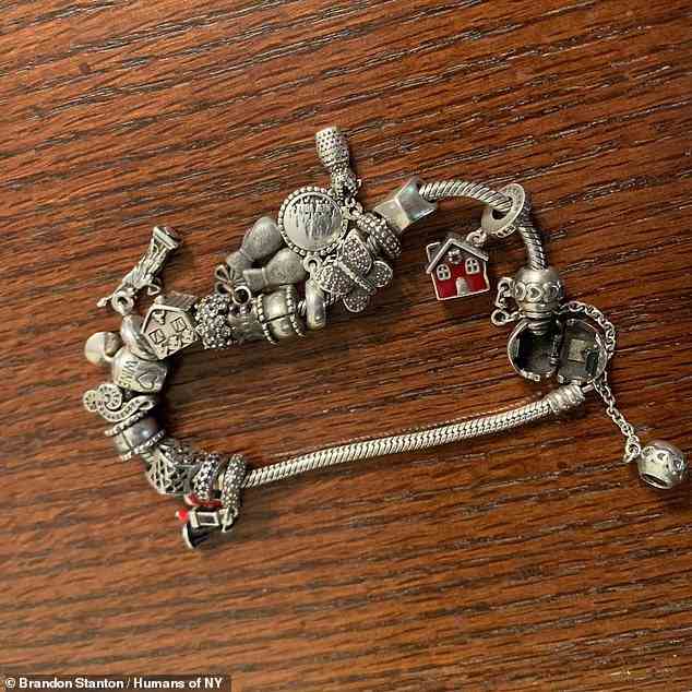 'My bracelet is so full of charms that Garrison had to buy me another,' she said