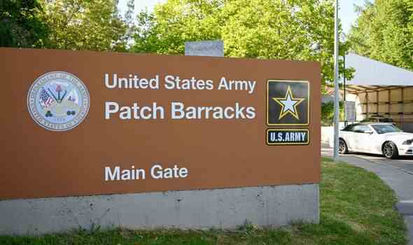 Hauptquartier des United States European Command in den Patch Barracks in Stuttgart