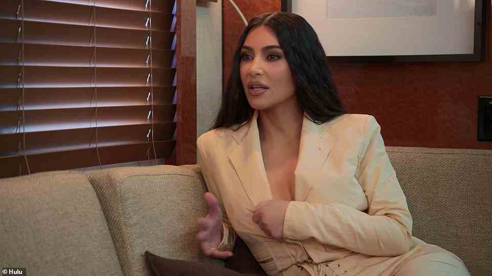 Lesson: Kim adds, 'Everyone has a lesson and this one unfortunately cost him his family,' as Khloe adds in confession that her family are, 'each other's soul mates'