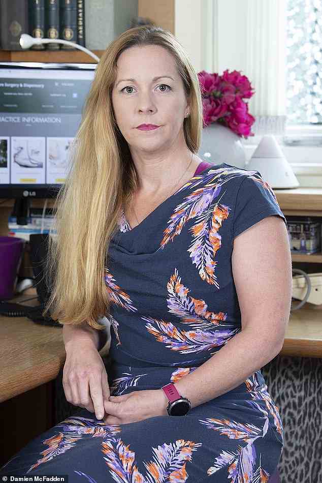 Emma Watts, 47, (pictured) one of five partner-GPs at Shere Surgery & Dispensary, in the Surrey Hills east of Guildford, knows all about these pressures. The practice has the equivalent of just four full-time GPs, plus two trainees, and 8,000 patients on their books