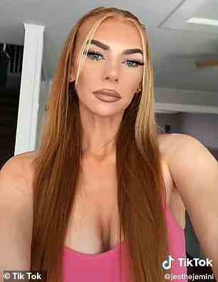 Die Influencerin (zu sehen, nachdem sie sich geschminkt hatte) wurde letztes Jahr zum ersten Mal viral, nachdem sie ihre Make-up-Fähigkeiten gezeigt hatte, und seitdem hat sie 23 Millionen Likes für ihre Videos erhalten