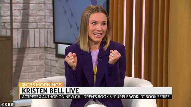 Aufgeregt: Bell war sehr aufgeregt, ihr neuestes Kinderbuch und das Ziel, das es erreichen wollte, zu besprechen