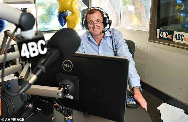 Neil Breen (im Bild) schlug Lisa Wilkinson am Mittwoch in seiner 4BC-Frühstücksradiosendung zu