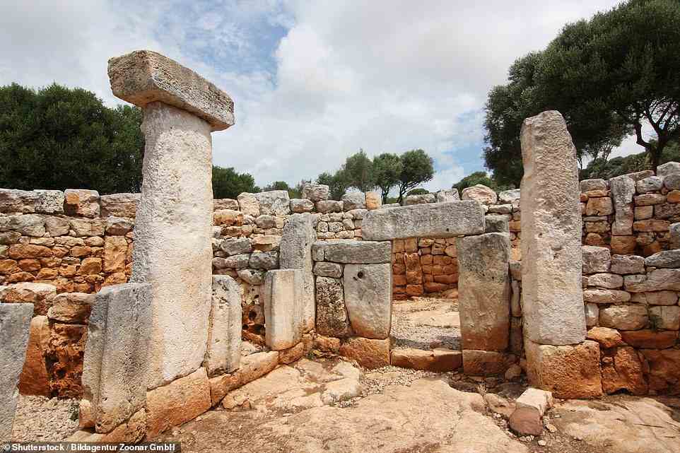 'Everywhere you drive there seems to be another prehistoric site,' writes Jane. Above is Torre d¿en Galmes, one of the largest prehistoric settlements in the Balearics