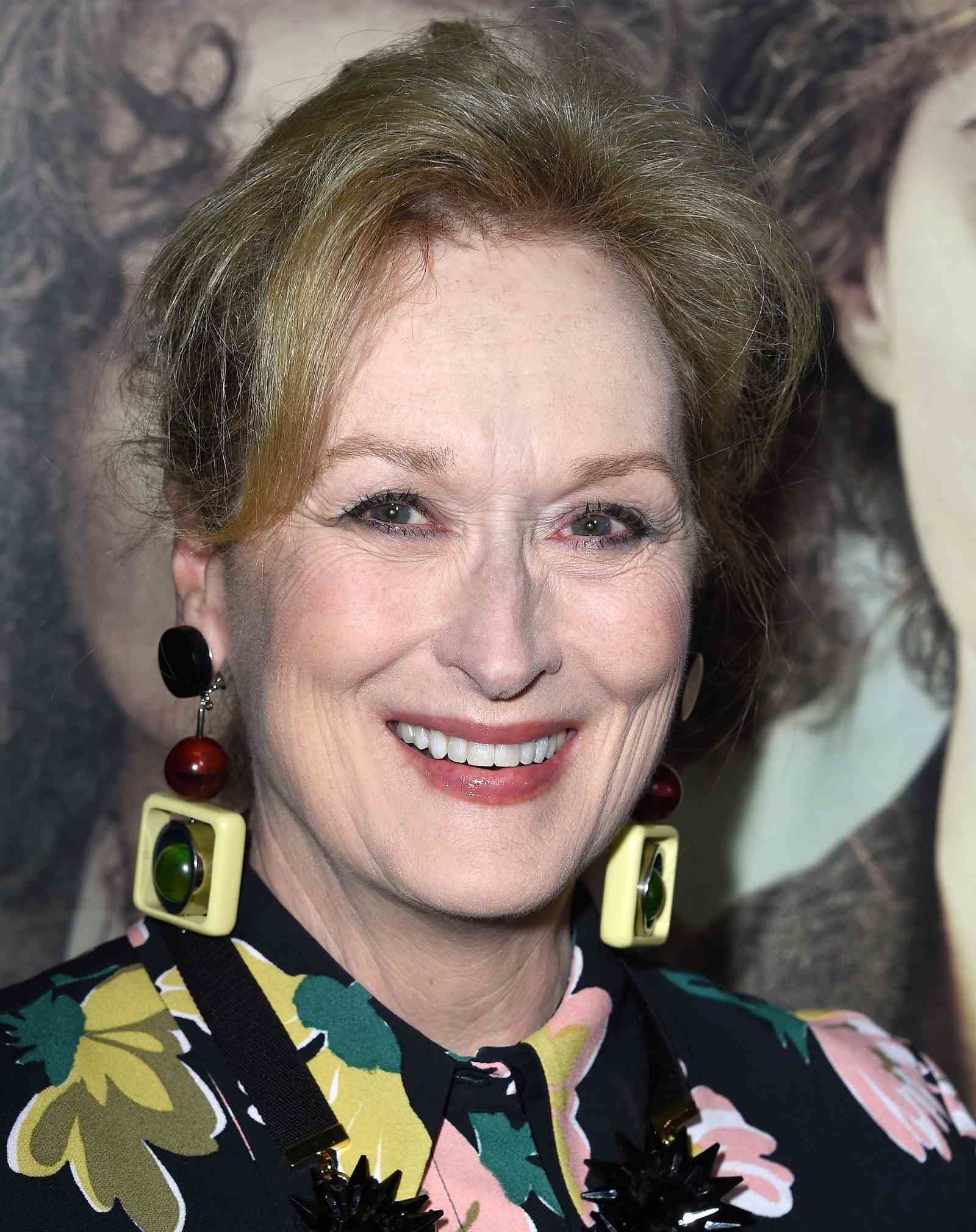 Bild kann Meryl Streep Human Person Accessoires, Accessoires und Gesicht enthalten