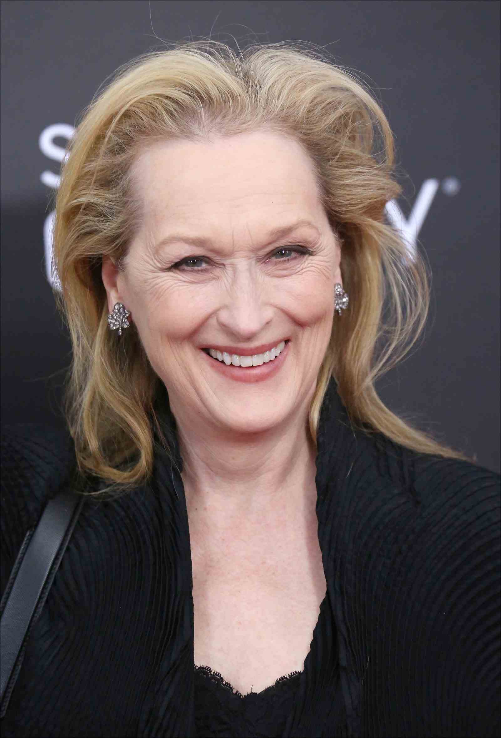 Bild kann Gesicht menschliche Person Meryl Streep und Grübchen enthalten