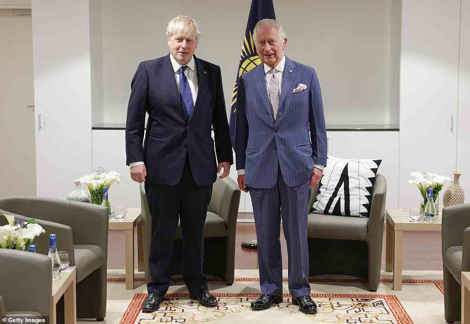 Charles and Boris held a short meeting - but are unlikely to have discussed their private differences over migrants