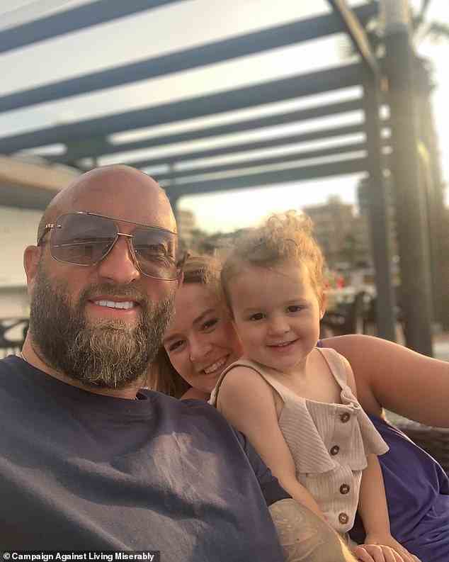 Paul Nelson died by suicide aged 39 after a family holiday in Spain in the summer of 2021. His wife said he was a poster person for the campaign because no one could have imagined he would take his own life