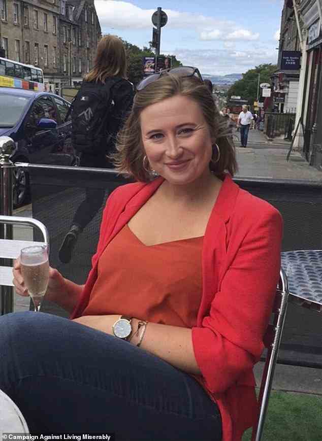 'Gregarious' Sophie Airey took her own life aged 29. Her family said this photograph was taken four months before she died by suicide