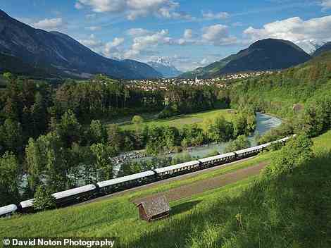 The Venice Simplon-Orient-Express (pictured) travels all over Europe. Routes include Paris to Vienna, Amsterdam to Venice and Geneva to Innsbruck