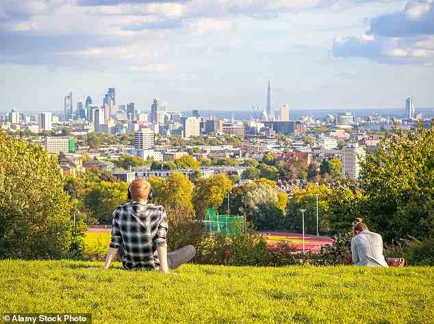 The pandemic led to many Londoners feeling the capital in search of greenery and space.