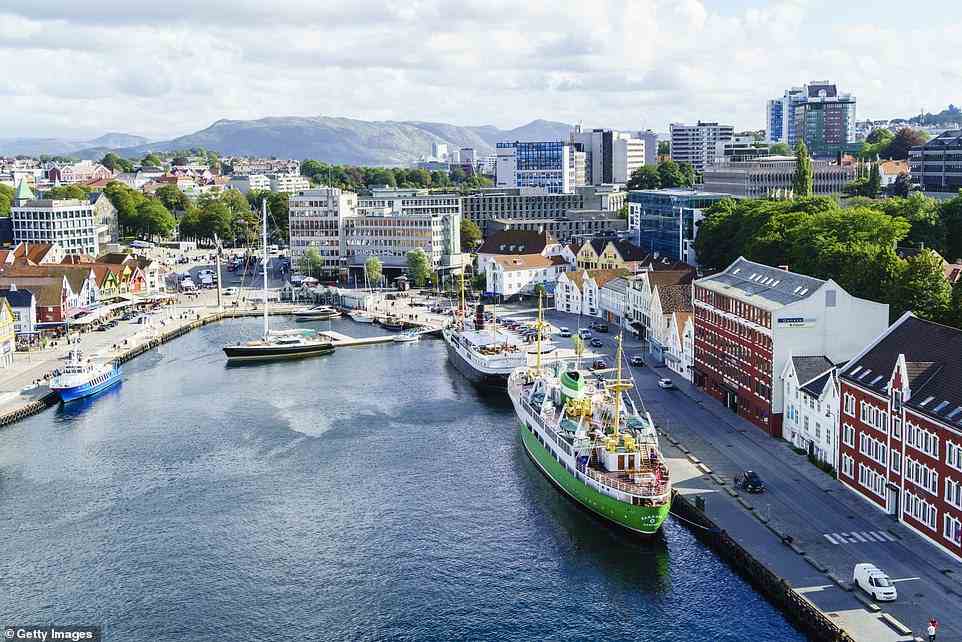 Mark, who has been holidaying in Norway for the past 25 years, visits the oil city of Stavanger in the south-west of the country (above) for the first time