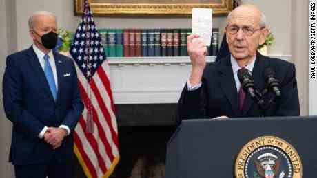Breyer macht es offiziell: Er verlässt den Obersten Gerichtshof am Donnerstagmittag