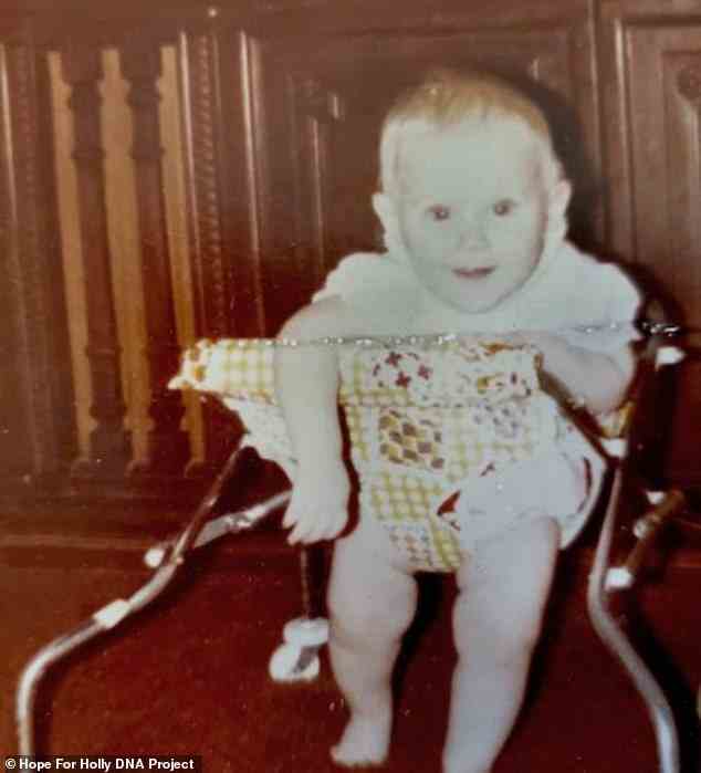 Holly Marie Clouse (als Baby abgebildet) war ein Kleinkind, als ihre Eltern Harold Dean Clouse und Tina Gail Clouse Ende 1980 verschwanden, als sie von Florida nach Texas zogen