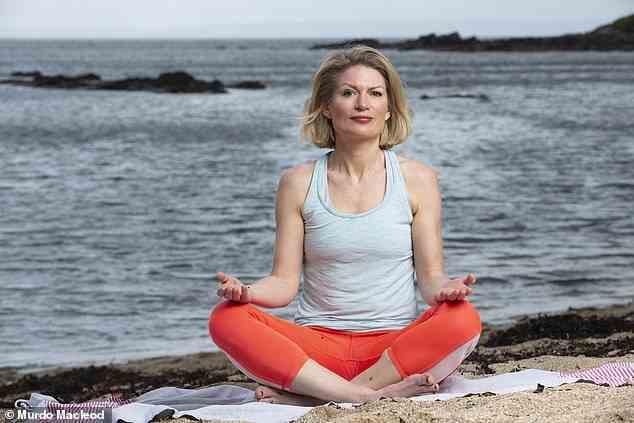 Antonia Hoyle hoped doing three days of yoga, meditation and mindfulness would leave her feeling serene and strong