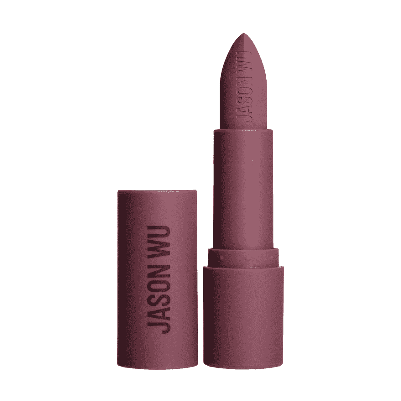 Jason Wu Beauty Hot Fluff Lipstick Matter Beeren-Lippenstift in passender matter Beerentube auf weißem Hintergrund