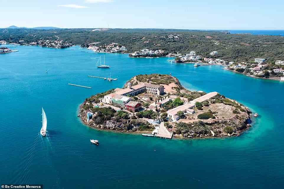 'If you like a bit of culture with your coastline, Minorca is the place to come,' says Jane Knight. During her trip, she island-hops to nearby Isla del Rey (pictured), where she visits Hauser & Wirth¿s latest art gallery