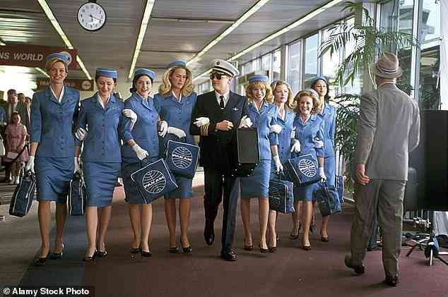 Flight attendants had to be single and could only work until the age of 32 - as well as having strict weight and measurement requirements