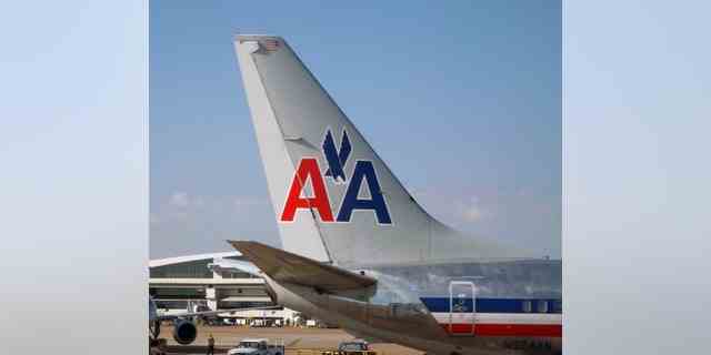DATEIFOTO: Heckteil eines American Airlines 737-Flugzeugs. 