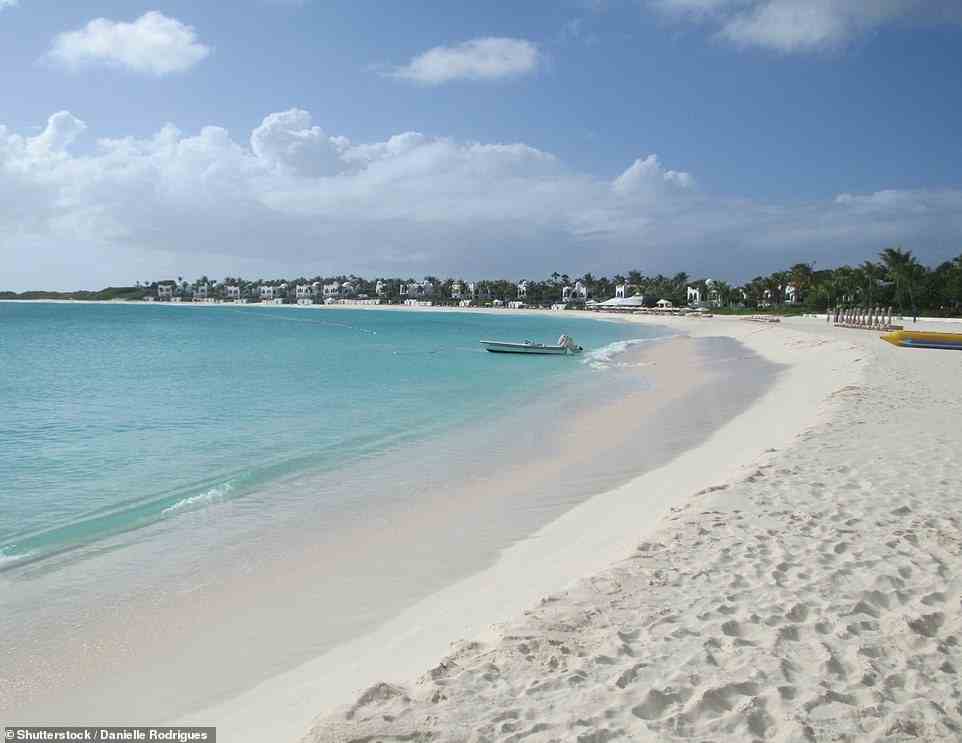 26. MAUNDAYS BAY, WESTERN ANGUILLA: ¿This is picture-perfect Caribbean territory.¿ So declares Big 7 Travel of this beach, which boasts ¿white-sand shores and clear, azure waters¿. The travel site adds: ¿For an extra special outing, head here at night to see the glittering lights from neighbouring St Martin island. It¿s beautiful¿