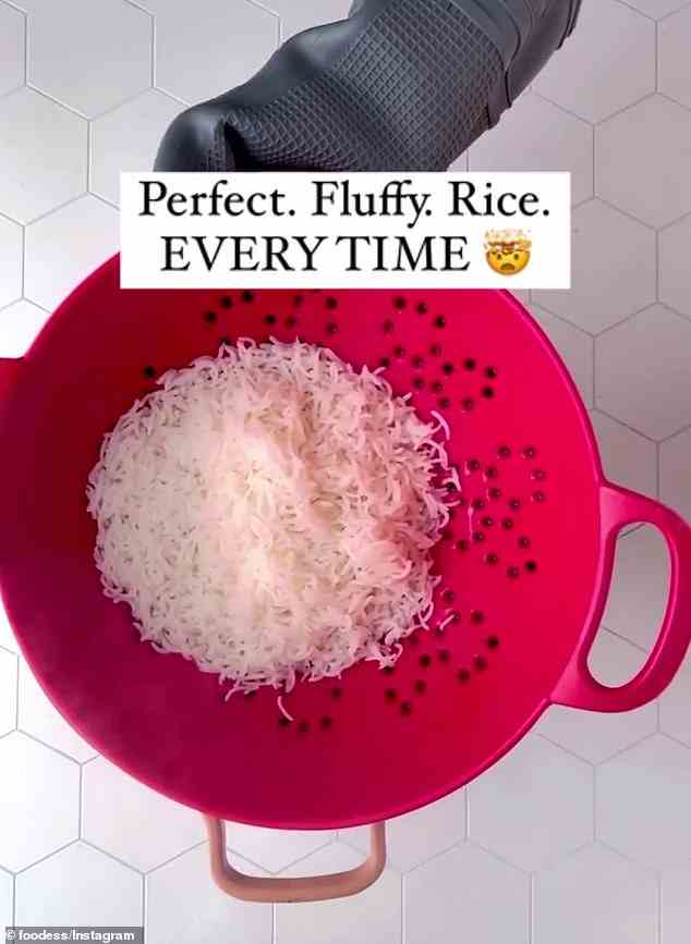 Der Lebensmittelwissenschaftler enthüllte auch, dass die Technik nicht nur auf Reis beschränkt war und dass sie für die meisten Getreidearten wie Quinoa, Gerste, Amaranth und Hirse genauso gut funktionierte