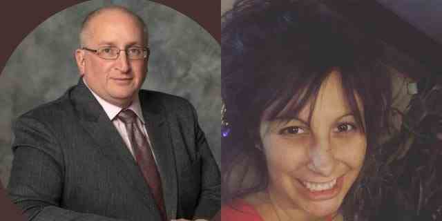 Eine Fotokombination der Eltern des mutmaßlichen Schützen vom 4. Juli, Bob Crimo und Denise Pesina.
