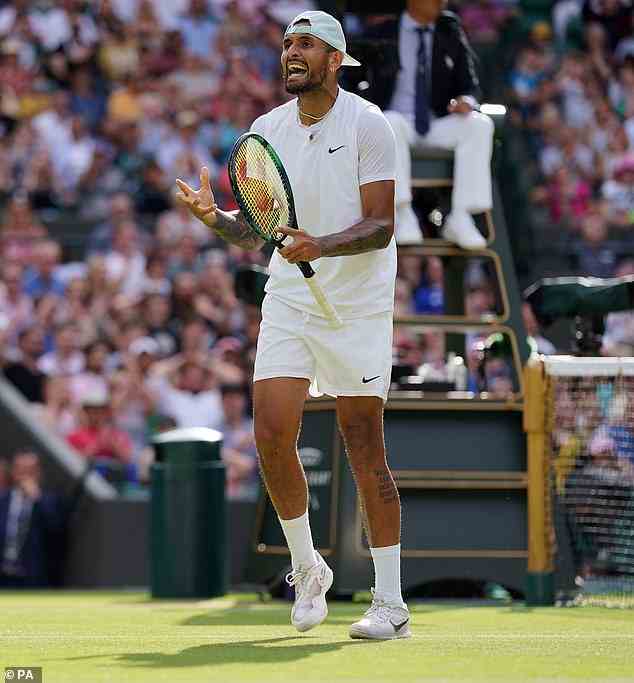 Nick Kyrgios beeindruckt weiterhin in Wimbledon und erreichte trotz Anschuldigungen wegen Körperverletzung zum ersten Mal in seiner Karriere das Halbfinale