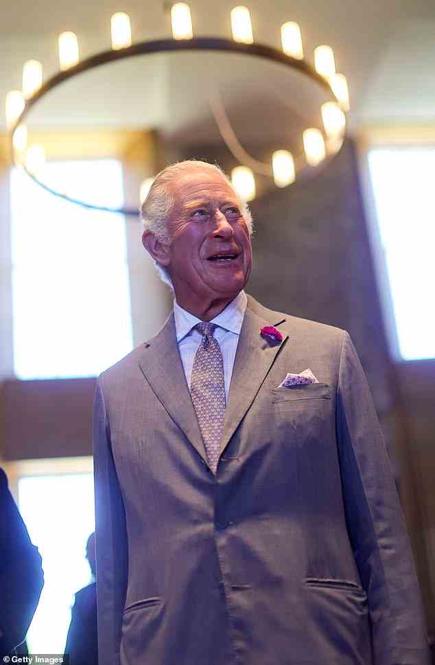 The Prince Of Wales also fit in a trip to Hay Castle in Hay-on-Wye earlier in the day, which will be opening its doors to the public this summer following a major restoration