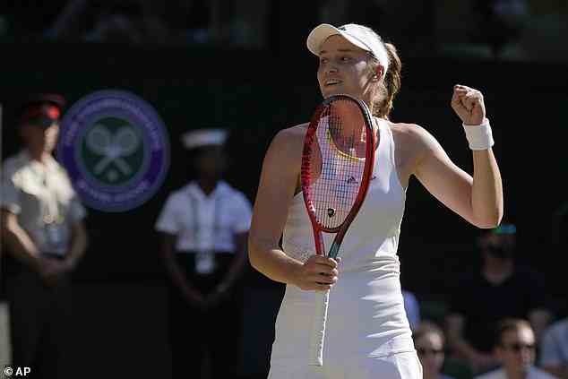 Rybakina beendete am Donnerstag den Lauf ihrer Gegnerin von 20 aufeinanderfolgenden Sätzen, die sie in Wimbledon gewonnen hatte