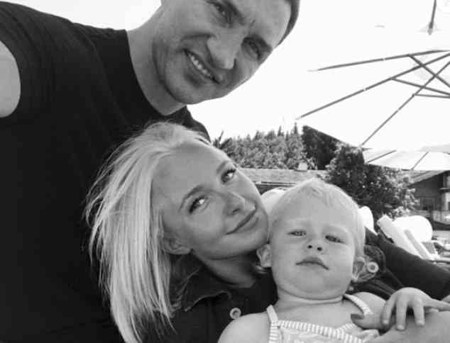 Panettiere's daughter Kaya is living with her father, Wladimir Klitschko, in Ukraine, which has been ravaged by war, but she insisted the seven-year-old is 'very safe'