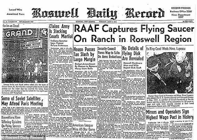 Die Nachricht von einem UFO-Absturz in Roswell, New Mexico, schickte Schockwellen durch die Nation, aber was am 8. Juli 1947 einst eine Schlagzeile einer Zeitung war, scheint jetzt nicht mehr als eine urbane Legende zu sein