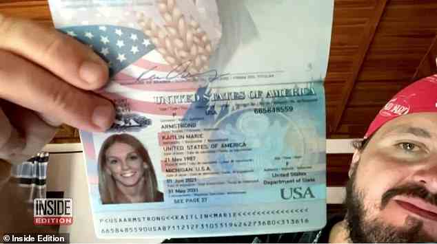 Kaitlin Armstong's passport - and that of her sister Elizabeth - was obtained by Inside Edition following her arrest in Costa Rica June 30
