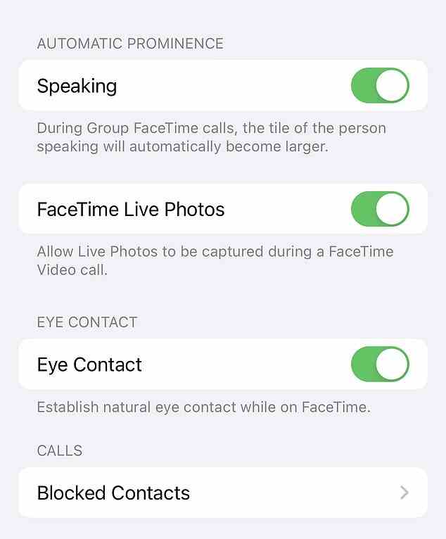 Apple verwendet ARCore – dieselbe Technologie, die für Face ID und Animoji verwendet wird – um dies zu ermöglichen.  Die Einstellung wird automatisch eingeschaltet, zum Schock vieler iPhone-Nutzer